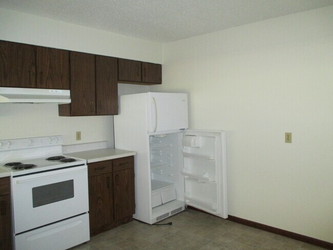 Cocina de los apartamentos Larson - Larson Apartments