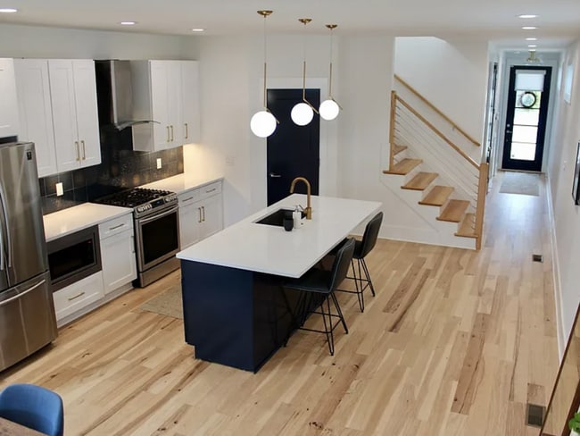 Modern Downtown Nashville 4 Bed, 3.5 Bath Home with Designer Finishes and Fully Fenced Backyard