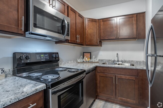 Dark Finish upgraded kitchen