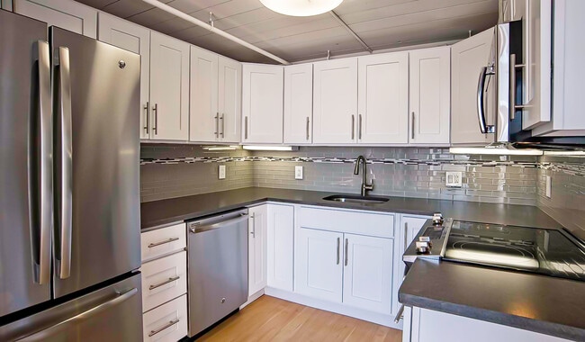 Renovated kitchens with luxury finishes are available for upgrade. Ask the leasing team for more details!