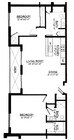 2 Bed / 2 Bath - 1,280 SF