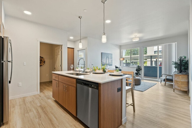 Open-concept kitchen - Meritum Evergreen