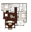 B3 - 2x2 floor plan Elite 99 West