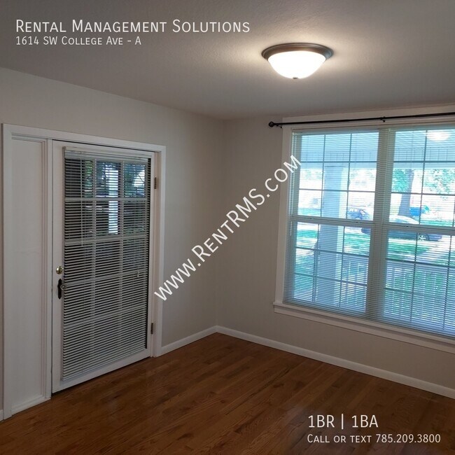 *NEAR WASHBURN UNIVERSITY* 1614 SW College... Unidad A Rental Topeka