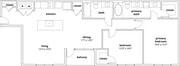 B2 2 Bedroom Floor Plan