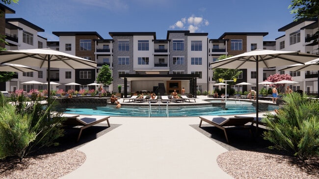 Front View of Pool