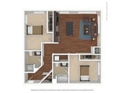 2 Bed, 2 Bath Deluxe