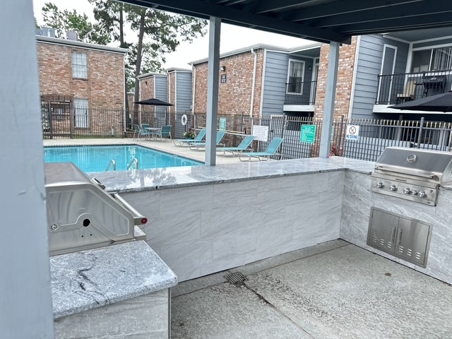 Grill area