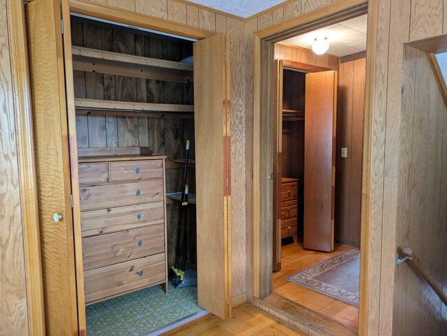 Storage closet in sun-room/ Main entry into apartment - 460 N Main St Unit Upper A