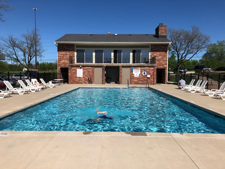 Sparkling Pool and Newly Sided Clubhouse