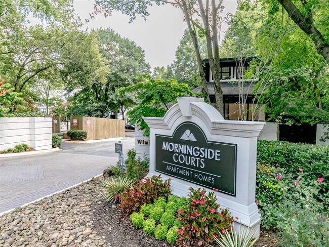 Monument Sign at Community Entrance. - Morningside Courts Apartments