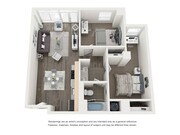 2BR/1BA Type 1