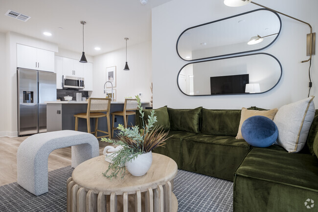 2BR, 2BA - 965SF - Living Room - Broadstone 7th Street Apartments
