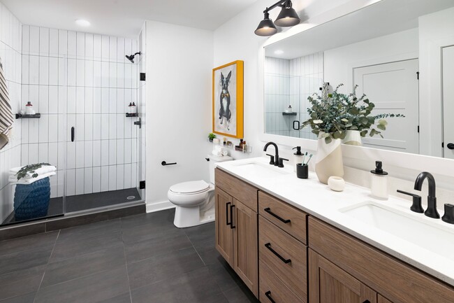 Spa-Inspired Bathrooms with Double Vanity