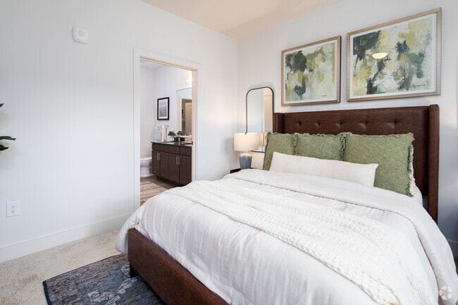 2BR, 2BA - 1,102SF Master Bedroom