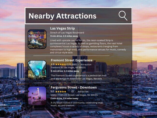 Nearby Attractions!