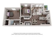 B3, B3A - 958 sqft