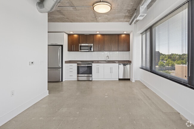 2BR, 1.5BA - 1,092SF - Dining Room / Living Room - Mission Lofts