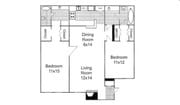 2BR/2BA