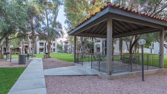 Path past gazebo