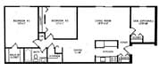 2BR/1BA