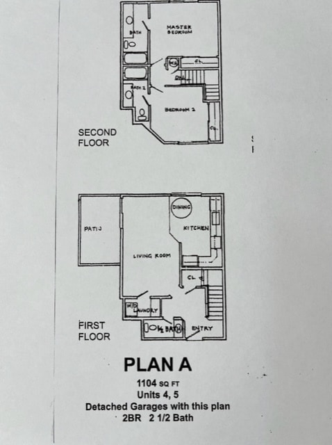 Plano de planta - 1600 Park Ln