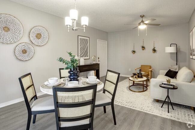 2BR, 2BA - The Cypress - Living And Dining Room - ARIUM Cypress Lakes