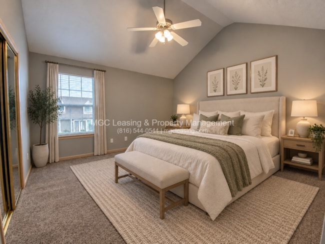 Inviting Harrisonville Townhome with Attached Garage & Cozy Fireplace