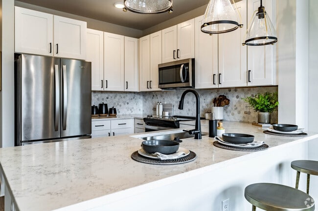 A2 2BR, 2BA 1162SF kitchen
