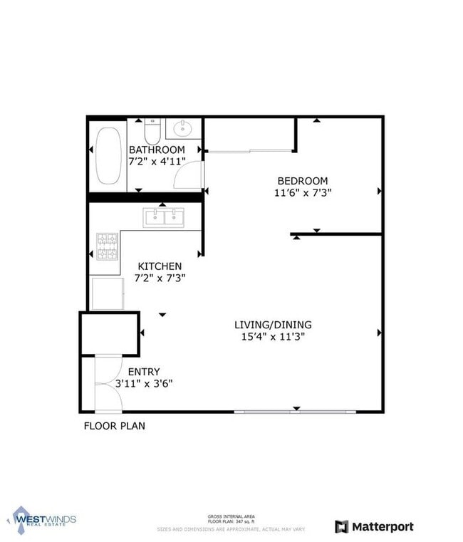 $875 | 1 Bedroom, 1 Bathroom Apartment | No Pets | Available for IMMEDIATE Move In!