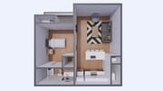 1 Bed, 1 Bath