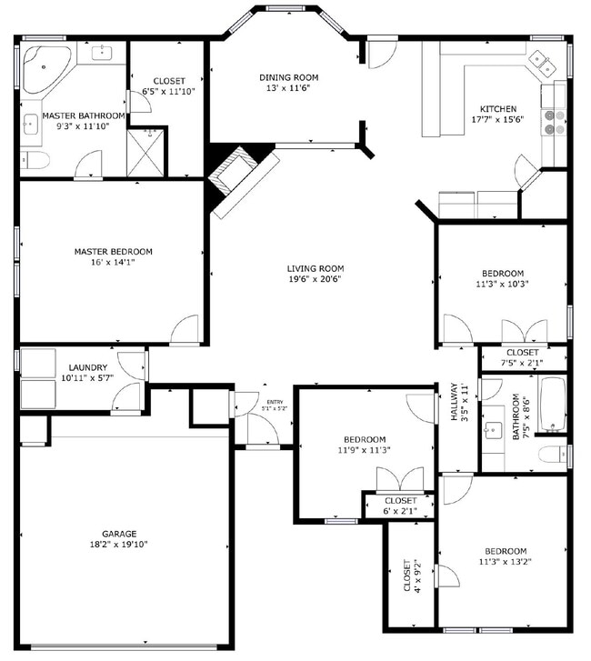 Photo - Charming 4-bedroom Oasis with Granite Countertops & Cozy Fireplace in Killeen- Your Perfect Home ...