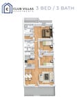 3 BED / 3 BATH