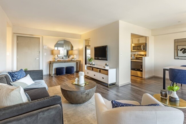 Spacious Living Room at The Rays at Vegas Towers in Las Vegas, NV 89119