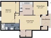 1BR/1BA