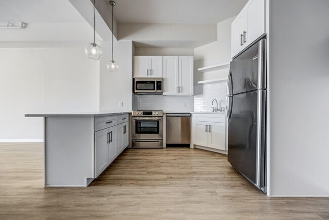 Welcome to Luckey Platt, where modern design meets comfort. This stylish kitchen features sleek appliances, ample storage, and elegant finishes. Make this space your own. Schedule a tour today and envision your new lifestyle!