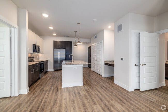 B1 2BR, 2BA - 995SF - Kitchen/Living Area