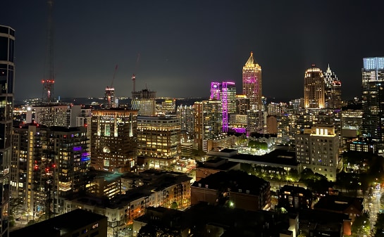 View from Balcony - 855 Peachtree St NE Unidad 2702