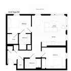 B2 floor plan Addison
