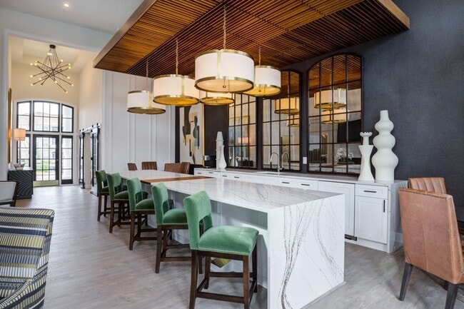 View-At-Legacy-Oaks-Apartment-Homes-in-Knightdale-NC-Renovated-Clubhouse-Kitchen - View at Legacy Oaks