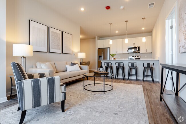 3BR, 2BA - 1,245SF - Living