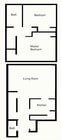 Two Bedroom. 1.5 Bath Townhome