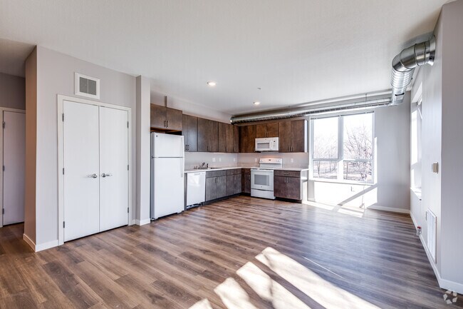 The Parkway - 2HAB, 1BA - Cocina y sala de estar - The Parkway