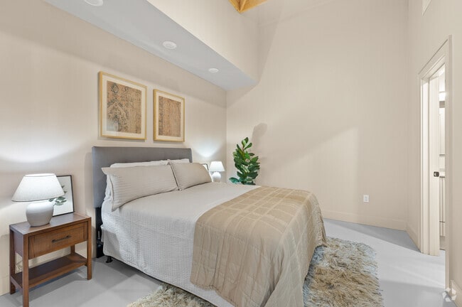 Modelo 2BR, 2,5BA - 1.000SF - Walnut Lofts