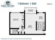 1BR/1BA