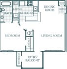 1BR/1BA