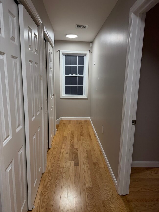Hallway with closets - 13 Marion St