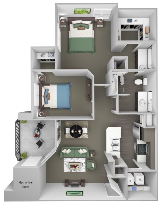 Floor Plan - B1 (Emerald)