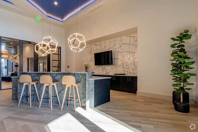 Cocina del salón social - Domain Town Center