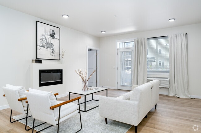 Model A - 2BR, 2BA - 1,130 SF - Living Room - Sunlight Orchards